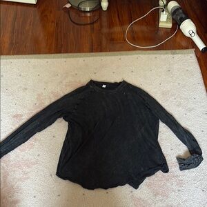 Zella Charcoal Long Sleeve Top
